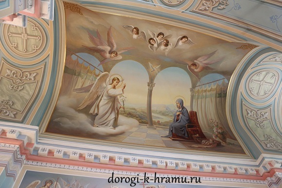 Потолочная роспись Троицкой церкви